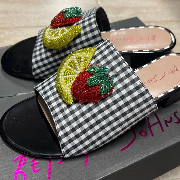 🍓🍋 Betsey Johnson Women's Lindyy Slides Sandals🍓🍋SZ 11-NWT - Picture 5 of 14